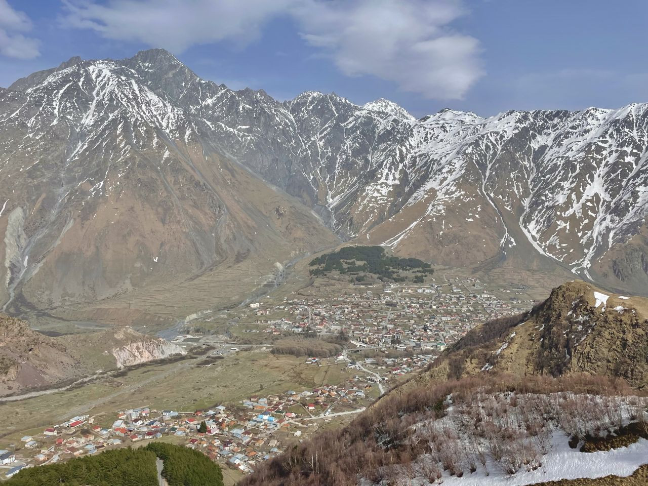 View of Stepantsminda in Kazbegi municipality. Image credit: Annina Michel
